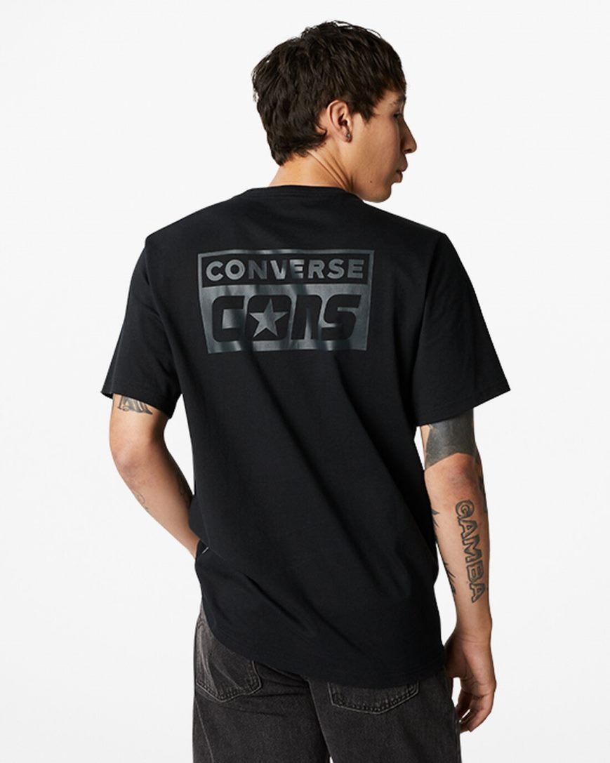 T-Shirts Barbati Converse CONS Grafice Negrii | RO QGCZX376